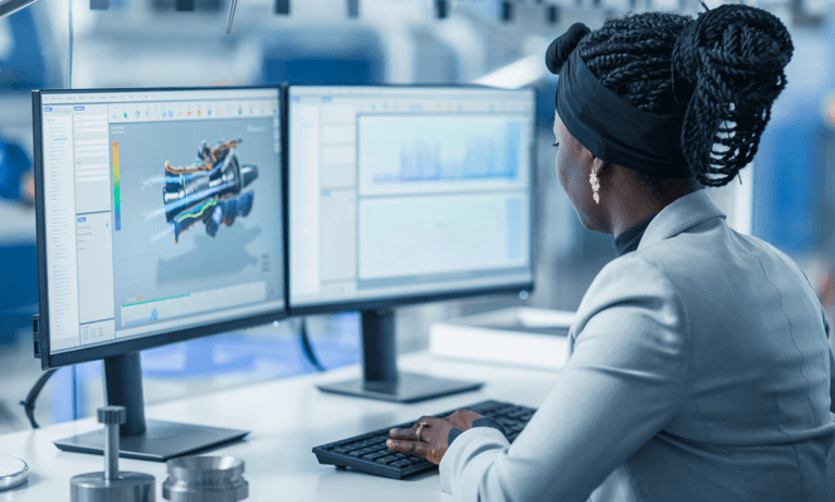 Engineering Manufacturing woman working
